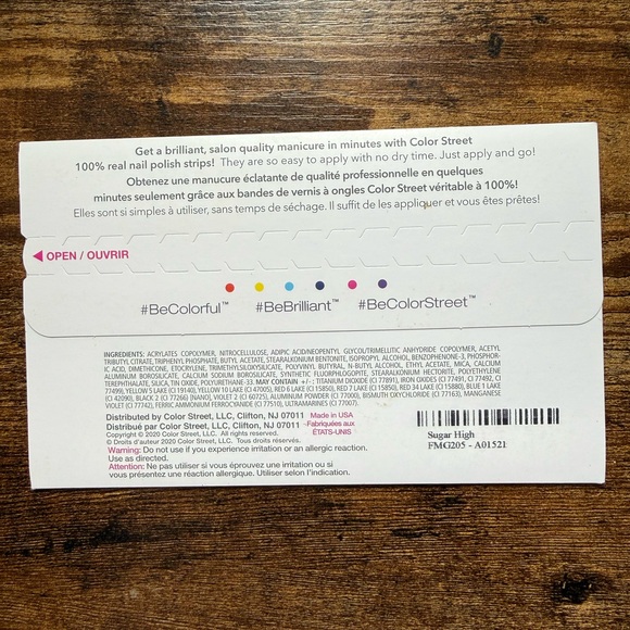 Color Street Nail Polish Strips: Sugar High - Picture 6 of 7